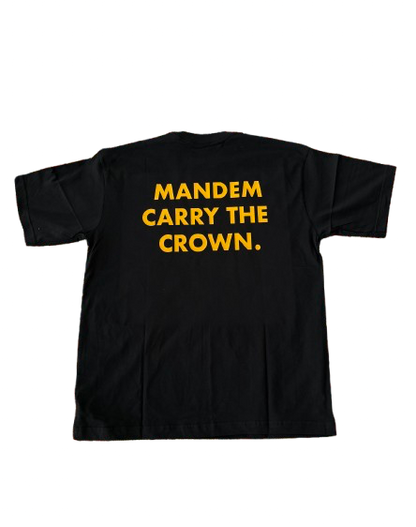 CARRY THE CROWN TEE [YELLOW BLACK]
