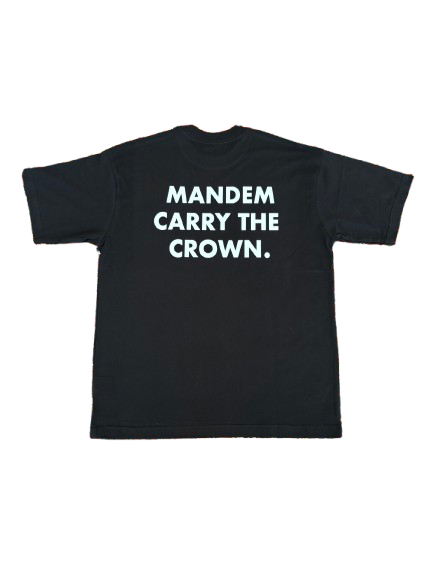CARRY THE CROWN TEE [Black]